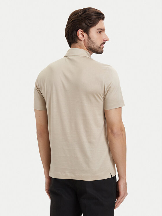BOSS BOSS Pólóing H-Paras 50537955 Világos bézs Regular Fit