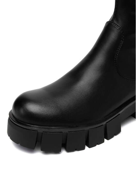 DeeZee DeeZee Čizme preko koljena 60017-2 Crna
