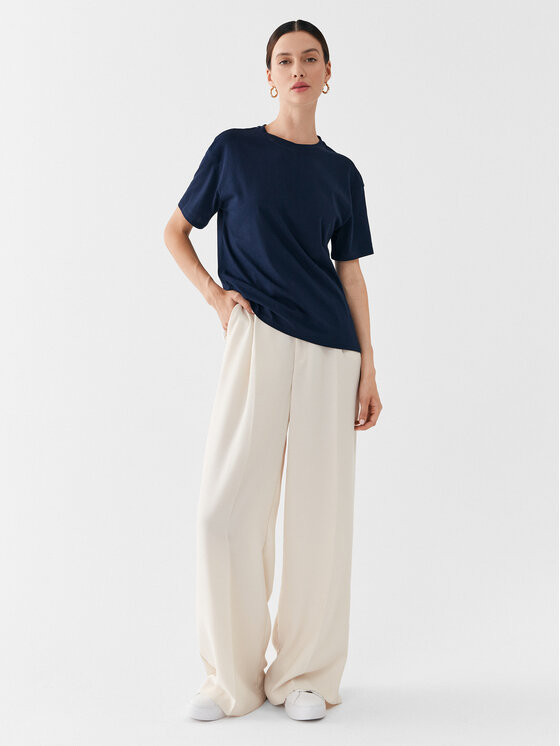 United Colors Of Benetton United Colors Of Benetton Póló 3096D102O Sötétkék Regular Fit