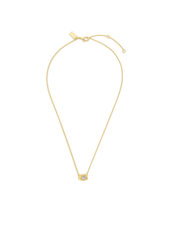 Coach Coach Kaklarotas un auskaru komplekts Signature Necklace & Earring Set 37412845GLD110 Zelta