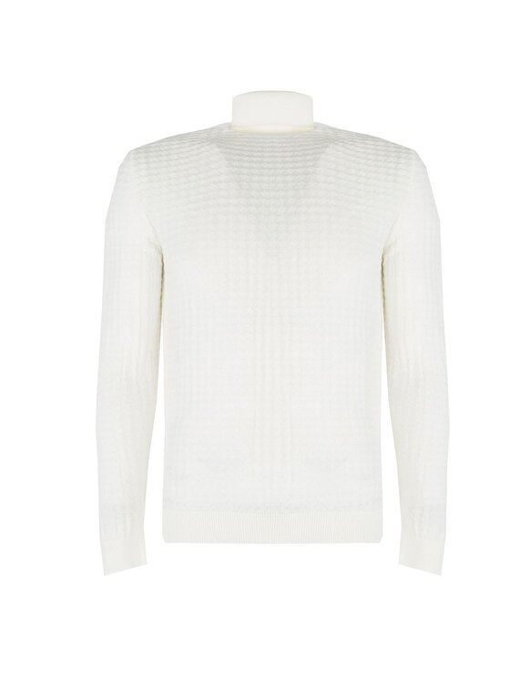 Xagon Xagon Maglione A2108 1J 1213 Écru Regular Fit
