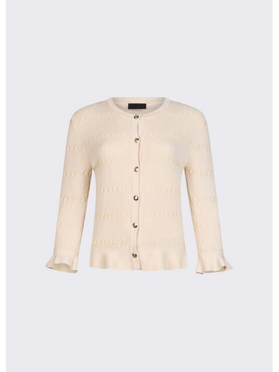 Liu Jo Liu Jo Cardigan CA6103MS55NP9574 Crema Regular Fit