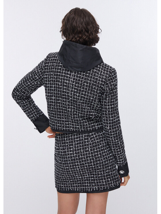 Liu Jo Liu Jo Kurtka damska PA6052TS122P9250 Czarny Regular Fit