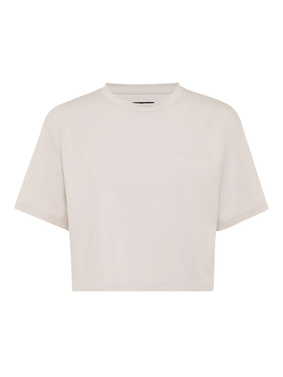 Plein Sport Plein Sport T-Shirt 10175 Szary Regular Fit