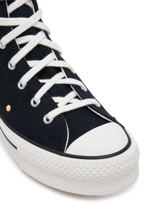 Converse Converse Plátěnky Chuck Taylor All Star Lift Polka Dots Platform A12608C Černá