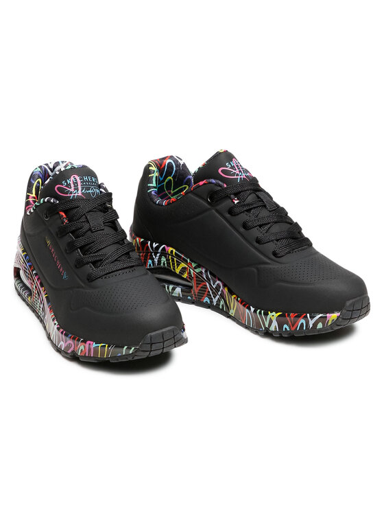 Skechers Skechers Sneakersy Loving Love 155506/BBK Czarny