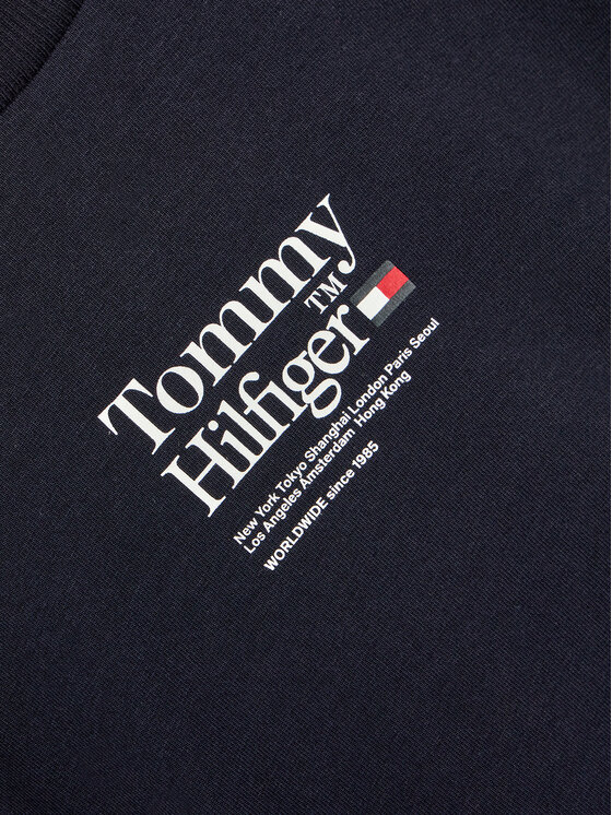 Tommy Hilfiger Tommy Hilfiger Суитшърт Timeless KG0KG07210 Тъмносин Regular Fit