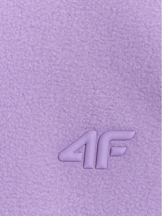 4F 4F Bluza BASIC+ Fioletowy Slim Fit