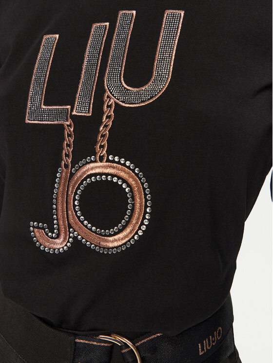 Liu Jo Sport Liu Jo Sport Bluzka TF4206 JS088 Czarny Regular Fit