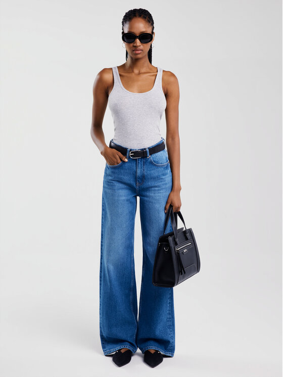 BIG STAR BIG STAR Top ALENA Szary Slim Fit