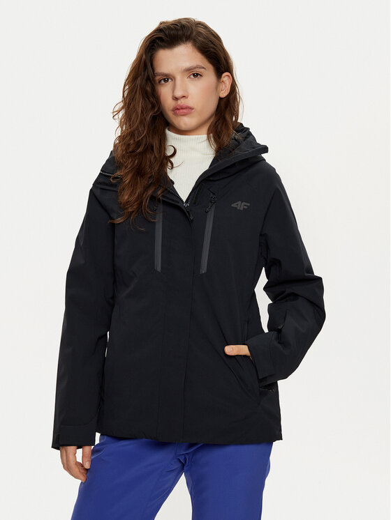 4F Giacca da sci 4FWAW24TTJAF593 Nero Regular Fit, taglia : XL