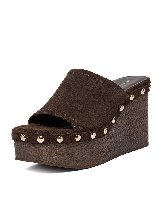 GINO ROSSI GINO ROSSI Шльопанці EO-LZRL1347-2 Коричневий