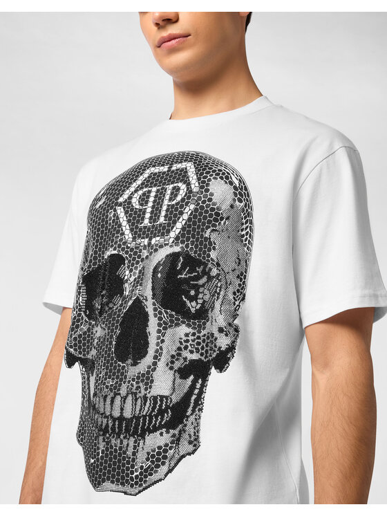 PHILIPP PLEIN PHILIPP PLEIN T-Shirt 27083 Biały Regular Fit