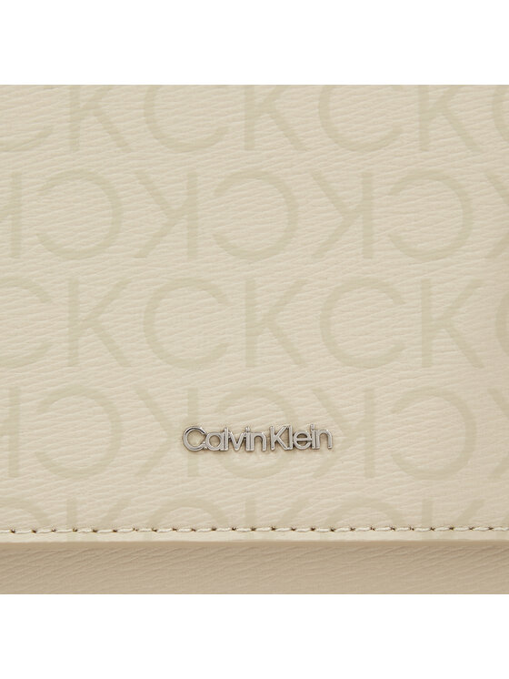 Calvin Klein Calvin Klein Soma Ck Must Shoulder Bag_Epi Mono K60K611762 Écru