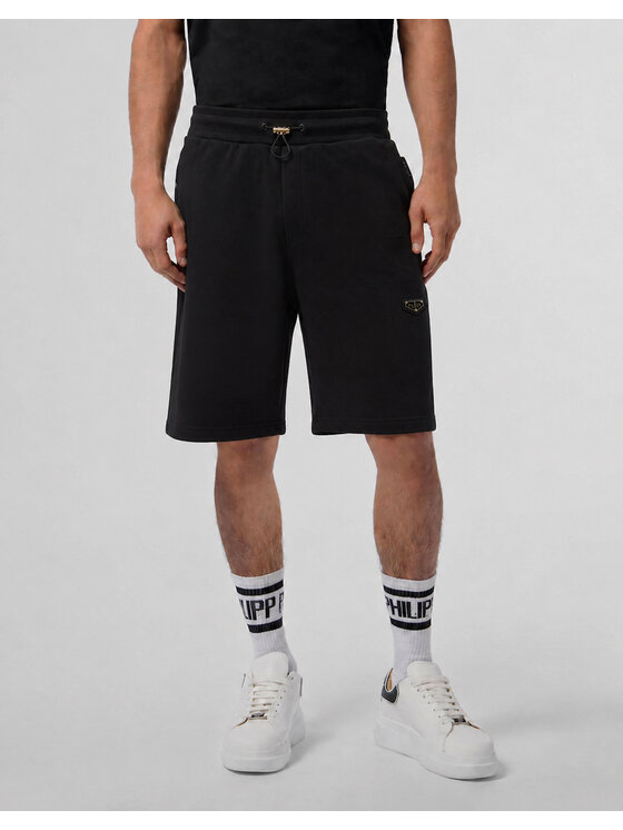 PHILIPP PLEIN PHILIPP PLEIN Pantaloncini sportivi 31623 Nero Jogger Fit