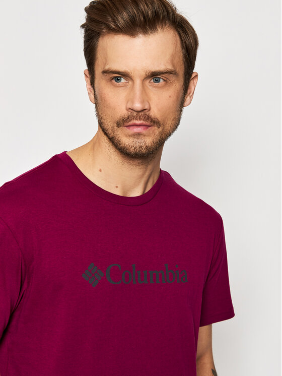 Columbia Columbia T-krekls Basic Logo 1680053 Violets Regular Fit