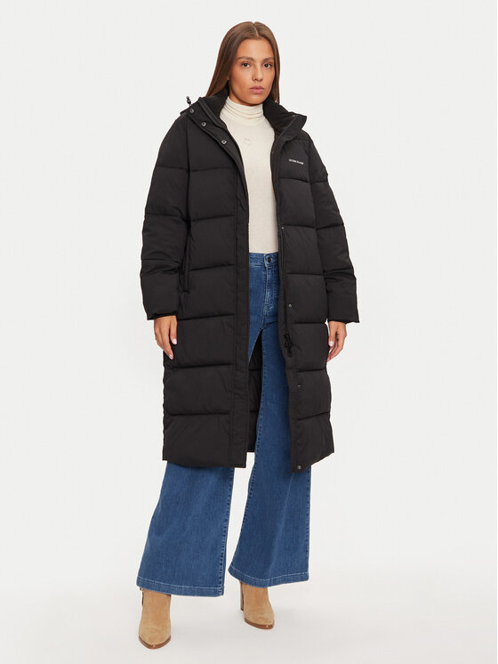 Guess Jeans Guess Jeans Cappotto invernale W4BL26 WGII2 Nero Regular Fit