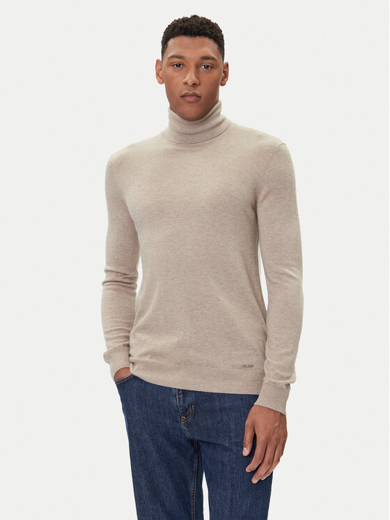 Guess Guess Поло M5BR09 Z0432 Бежов Regular Fit
