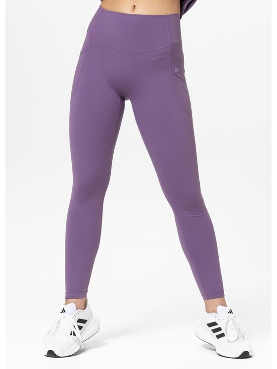 PITBULL PITBULL Legginsy AVENIDA Fioletowy Regular Fit