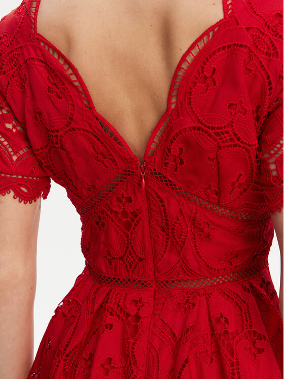 Morgan Morgan Rochie cocktail 251-ROMBRE Roșu Regular Fit