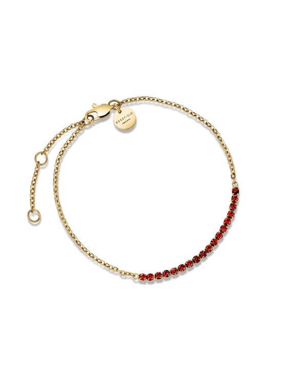 Rosefield Rosefield Bransoletka Gems Color Meaning Czerwony