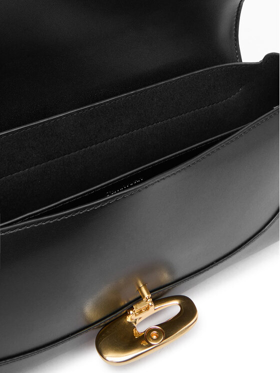 Calvin Klein Calvin Klein Torbica Hardware Flap Shoulder Bag LV04F3146G Crna