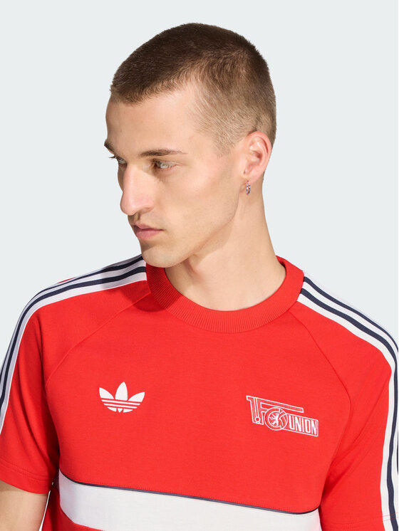 adidas adidas Koszulka techniczna 171381 Czerwony Slim Fit