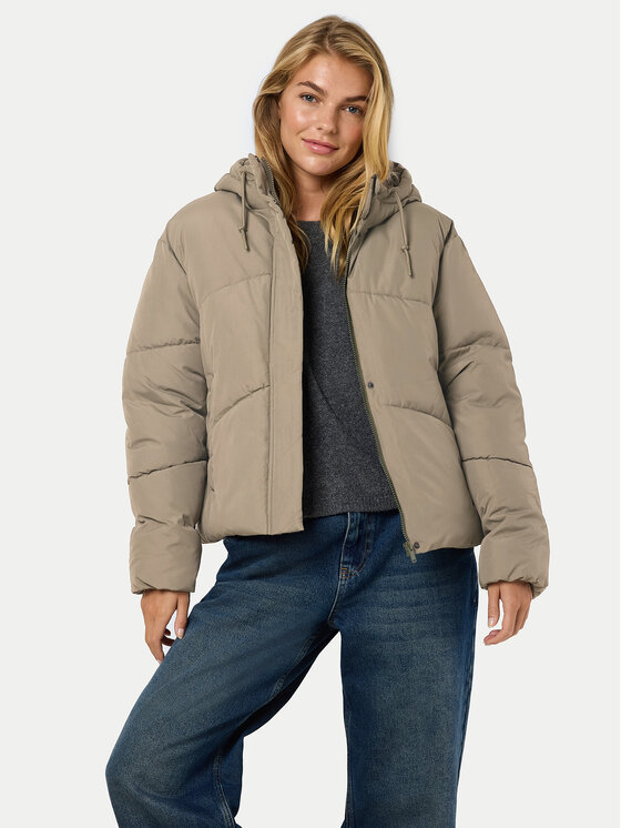Noisy May Noisy May Žieminė striukė Tenna 27030499 Smėlio Regular Fit