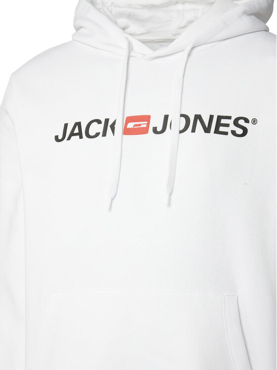Jack & Jones Jack & Jones Felpa Corp Old Logo 12137054 Bianco Regular Fit
