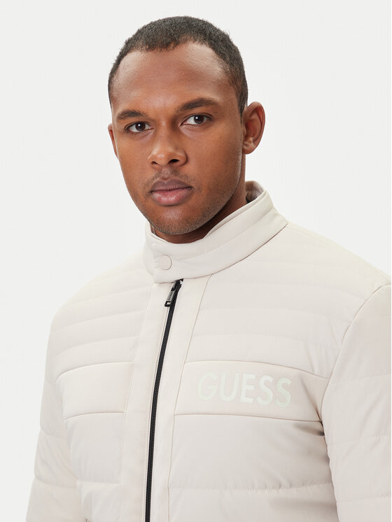 Guess Guess Übergangsjacke M4YL16 WFHD0 Écru Regular Fit