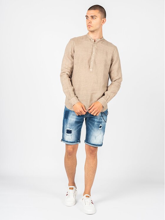 Xagon Xagon Camicia P2304 1AR T092 Beige Regular Fit