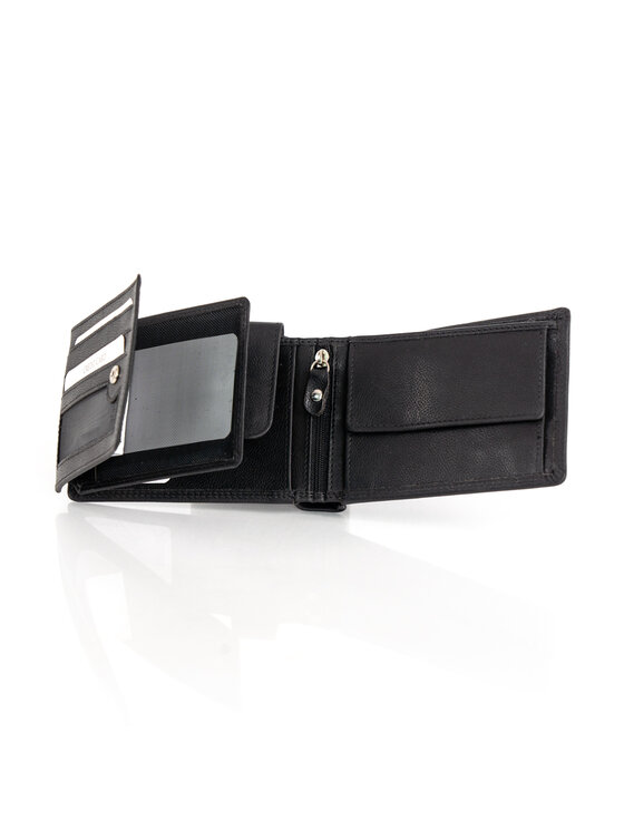 Mustang Mustang Portafoglio da uomo DENIMO WALLET Nero