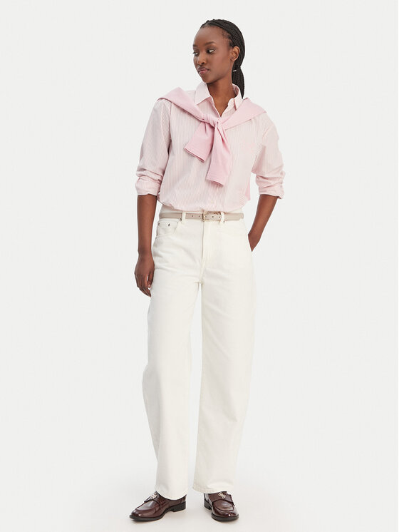 Tommy Hilfiger Tommy Hilfiger Hemd WW0WW48190 Rosa Regular Fit