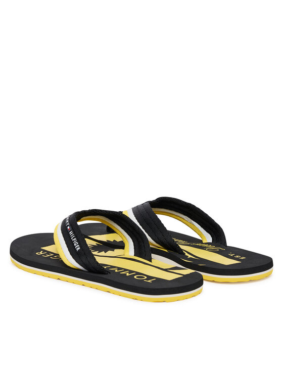 Tommy Hilfiger Tommy Hilfiger Infradito Patch Hilfiger Beach Sandal FM0FM05903 Nero