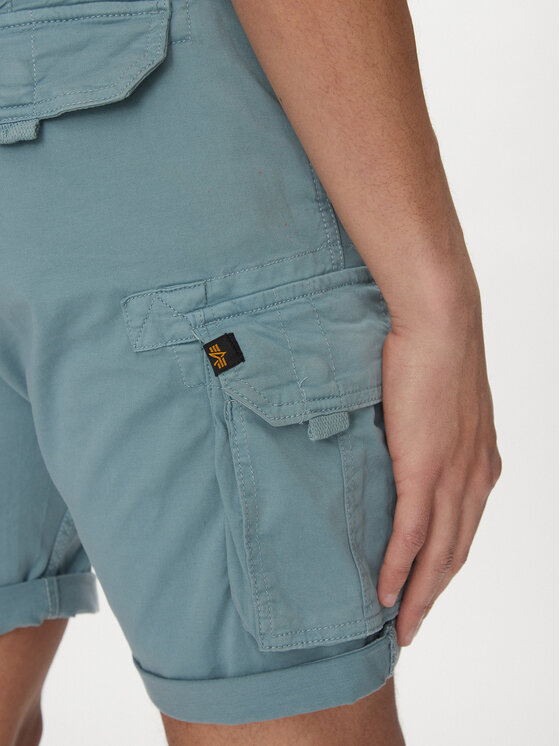 Alpha Industries Alpha Industries Kratke hlače iz tkanine Crew 176203 Modra Slim Fit