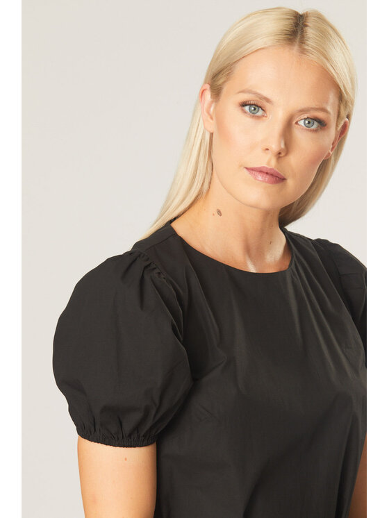 QUIOSQUE QUIOSQUE Každodenní šaty WARPI DRESS Černá Regular Fit
