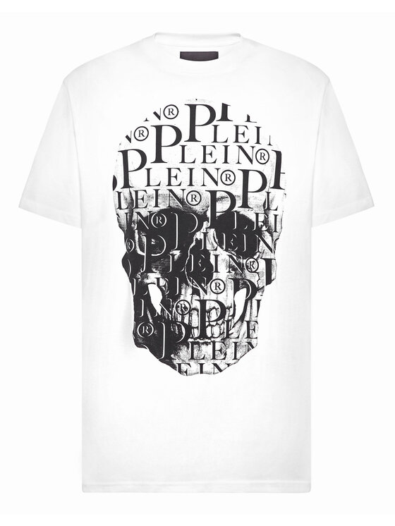 PHILIPP PLEIN PHILIPP PLEIN Tričko 9419 Biela Regular Fit