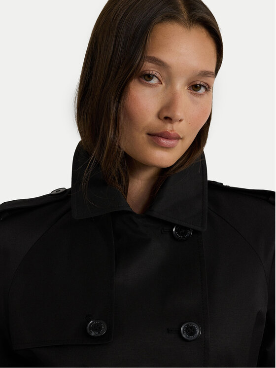 LAUREN RALPH LAUREN Lauren Ralph Lauren Trench 297951259001 Crna Straight Fit