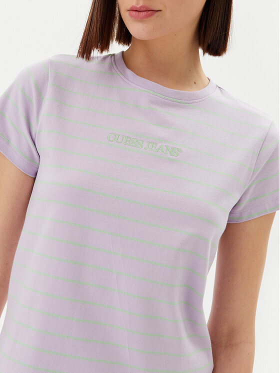 Guess Jeans Guess Jeans T-shirt W4BI53 KCIE1 Šarena Regular Fit