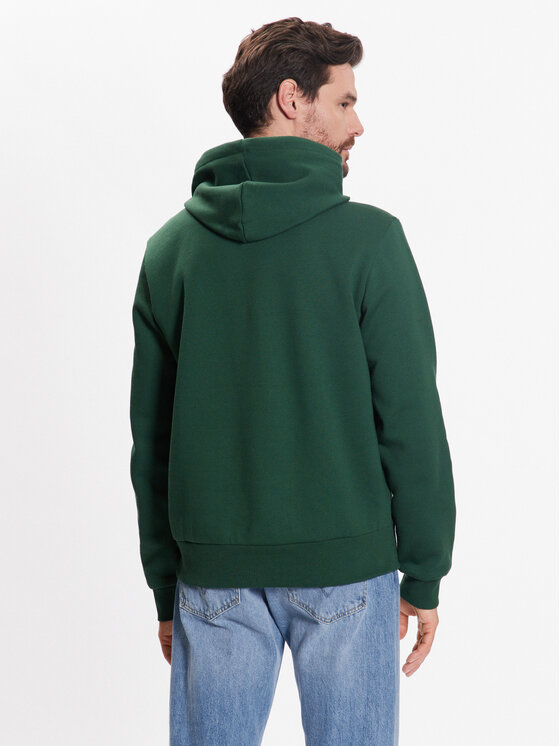 Lacoste Lacoste Bluza SH9623 Zielony Regular Fit