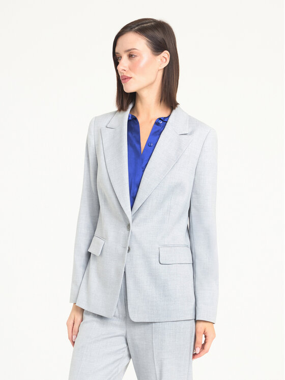 KMX KMX Marynarka 108480017 Szary Fitted Fit