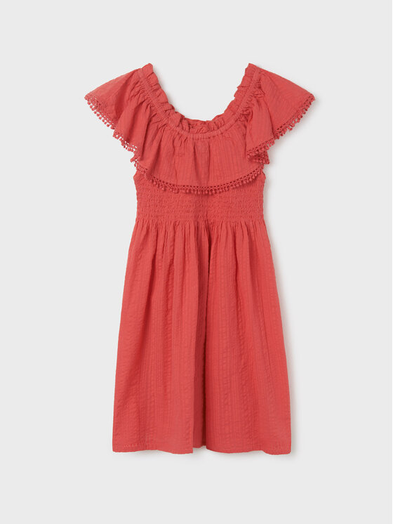 Mayoral Mayoral Sommerkleid 6924 Korallenfarben