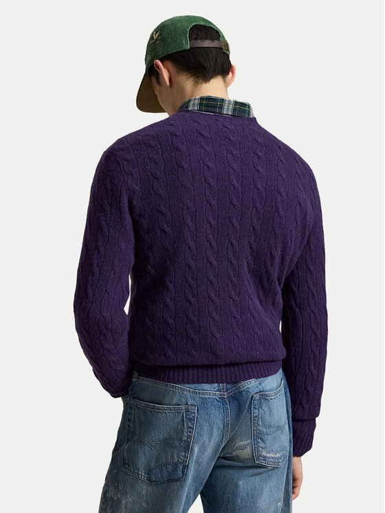 Polo Ralph Lauren Polo Ralph Lauren Πουλόβερ 710876762505 Μωβ Regular Fit