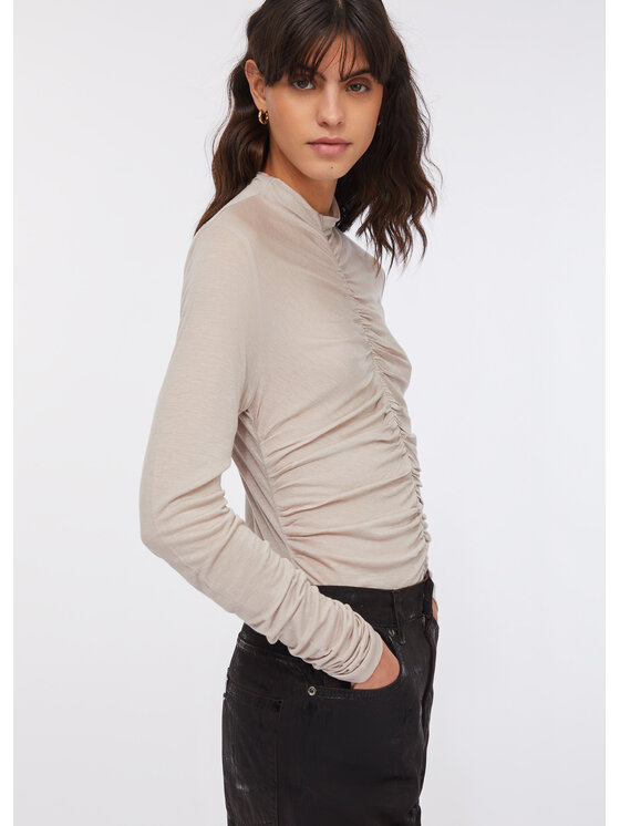 Liu Jo Liu Jo T-shirt MF5448J3825X0740 Beige Slim Fit