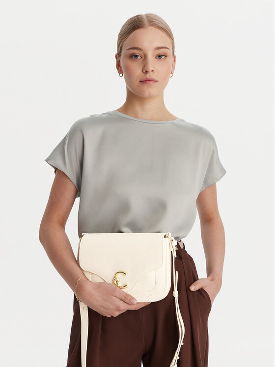 Coccinelle Coccinelle Handtasche SSL Coccinelle C-Me E1 SSL 15 01 01 Écru