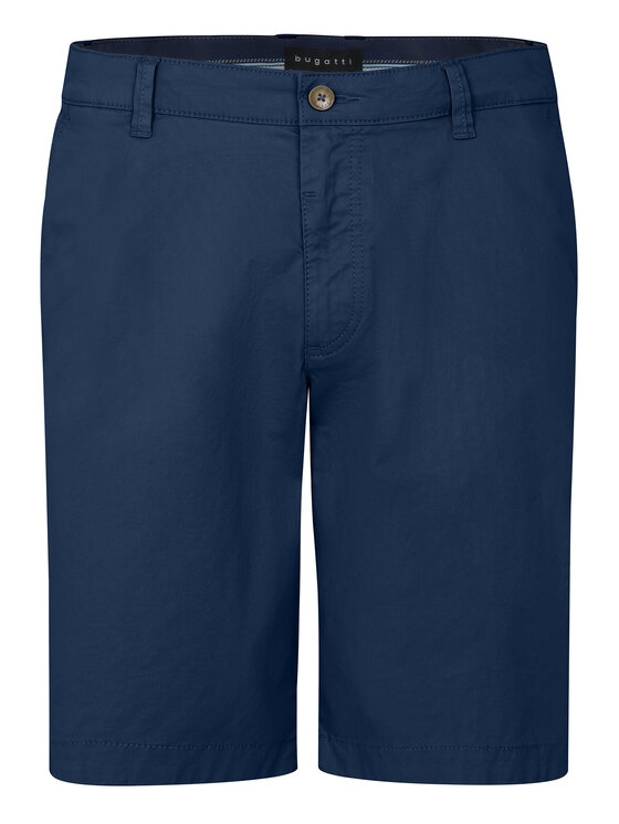 Bugatti Bugatti Pantaloncini di tessuto 4379-76441C Blu Regular Fit