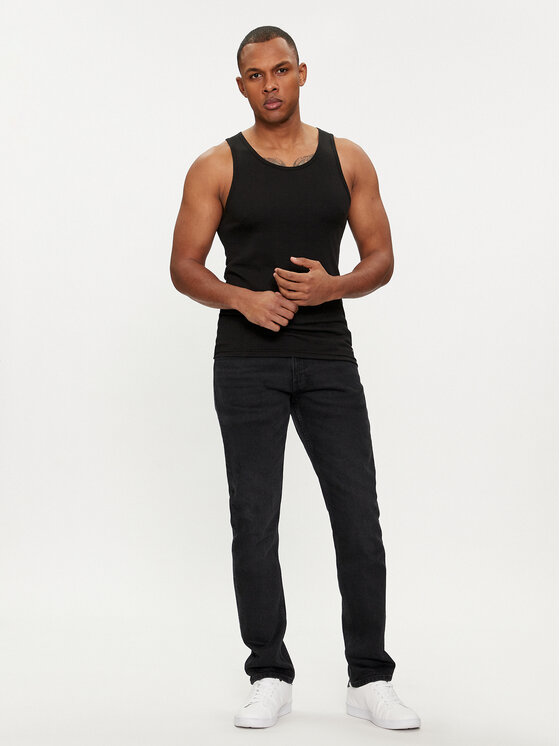 Tommy Hilfiger Tommy Hilfiger Σετ 3 tank tops UM0UM03179 Μαύρο Slim Fit