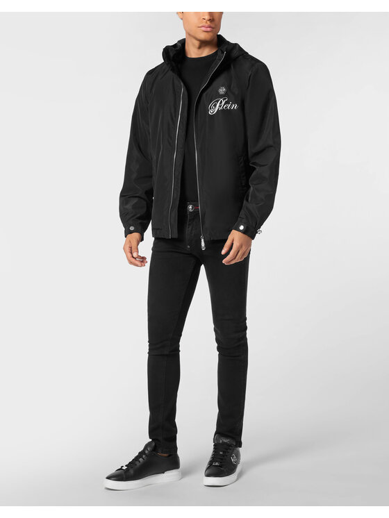 PHILIPP PLEIN PHILIPP PLEIN Větrovka 27021 Černá Regular Fit