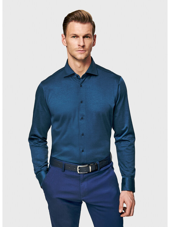 Pako Lorente Pako Lorente Koszula P26SF-1X-016 Granatowy Classic Fit