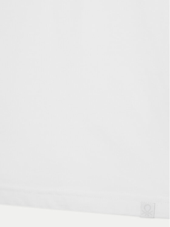 United Colors Of Benetton United Colors Of Benetton Тишърт 3I1XC109W Бял Regular Fit